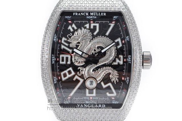 Franck Muller手錶 法蘭克穆勒V45遊艇龍騰圖系列 法蘭克穆高端機械男表 法蘭克穆最新版本男士腕表  hds1416